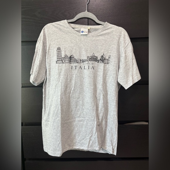 Gildan Gray Italia Graphic Tee - Picture 1 of 3